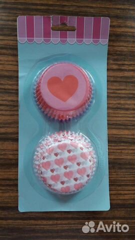 Бумажные формы для выпечки 100 шт