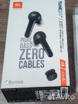 Беспроводные наушники jbl tune 215 tws