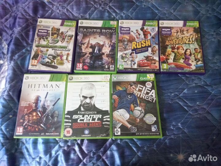 Xbox 360 Прошит 88 игр + диски