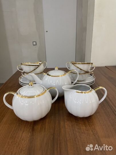 Чайный сервиз Дулево СССР 1963 г