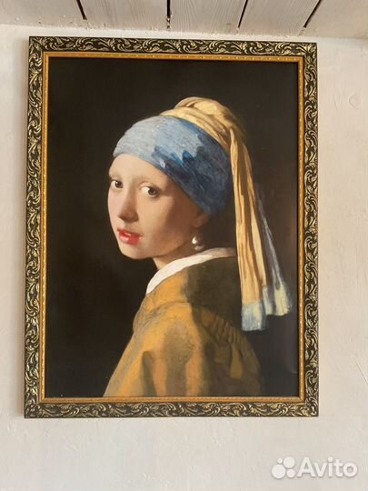 Картина 60х80.Девушка с жемчужной сережкой