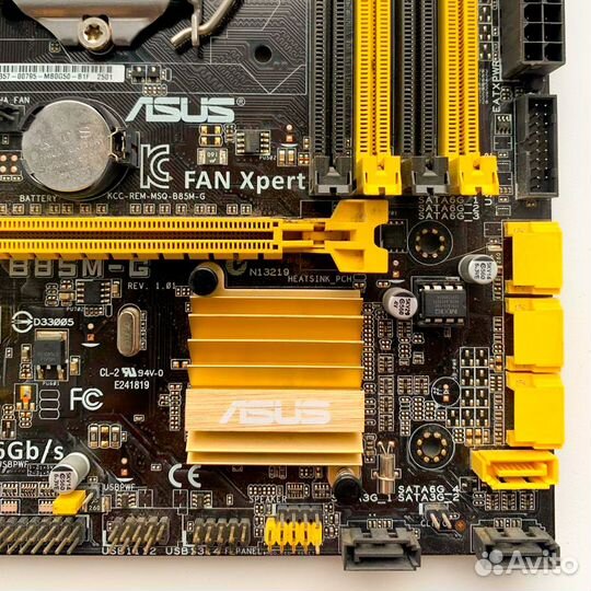 Материнская плата Socket LGA1150 asus B85M-G 4LV D