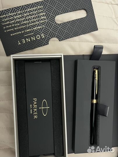 Перьевая ручка Parker Sonnet Matte Black GT