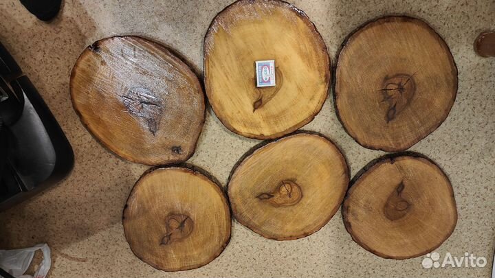 Спилы ясеня пропитанные яхтенным лаком