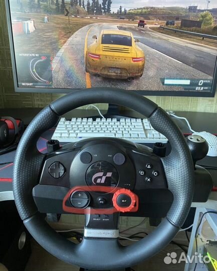 Logitech driving force gt 900 в отличном состоянии
