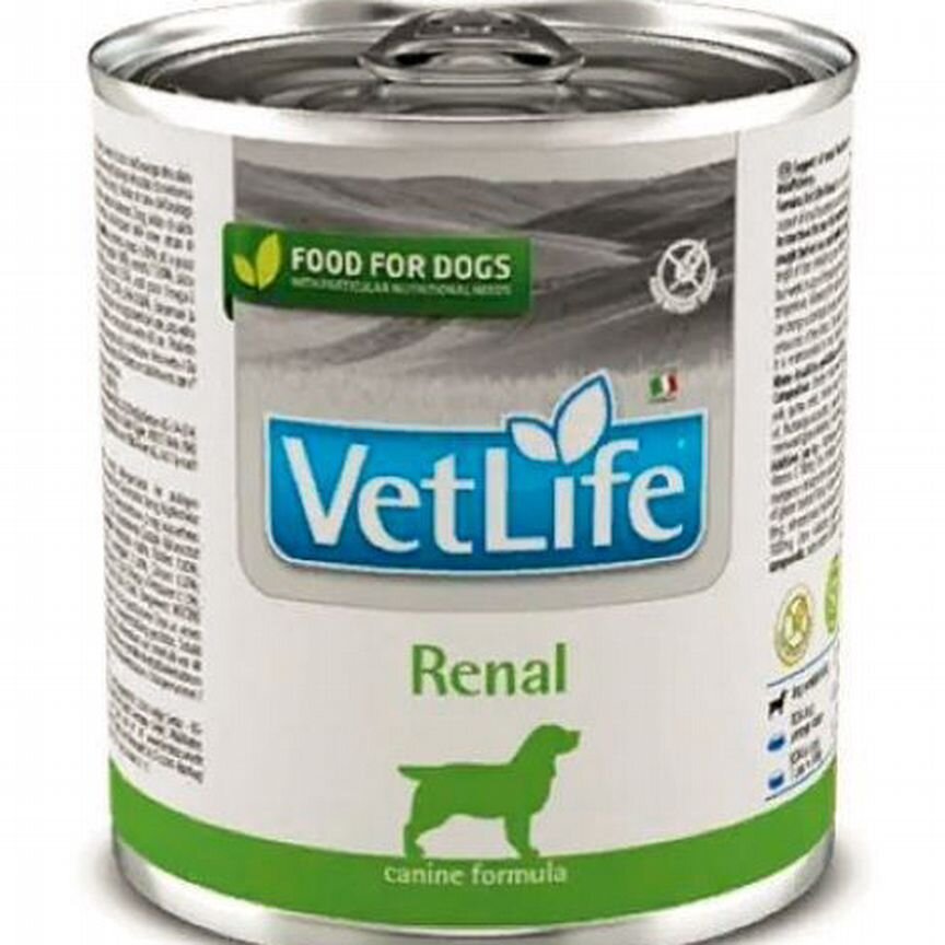 Корм VetLife Renal для собак