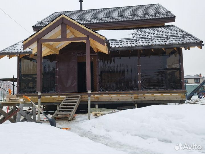 Мягкие окна на беседку, веранду, террасу