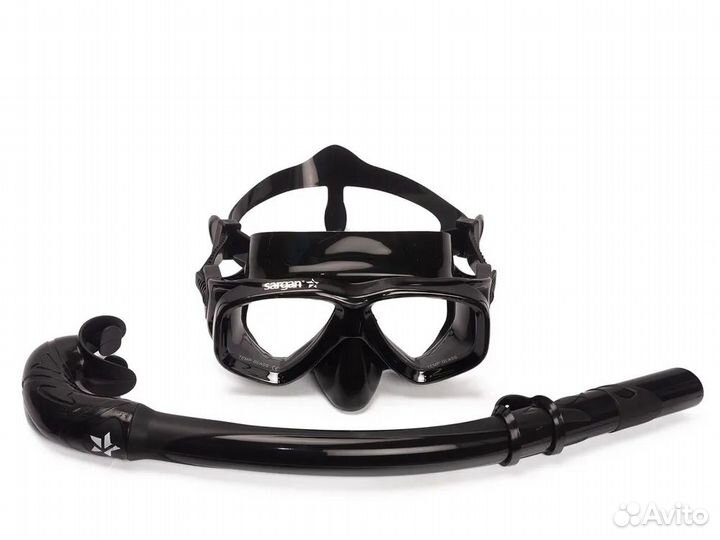 Набор для подводной охоты маска и трубка Дельта Bk