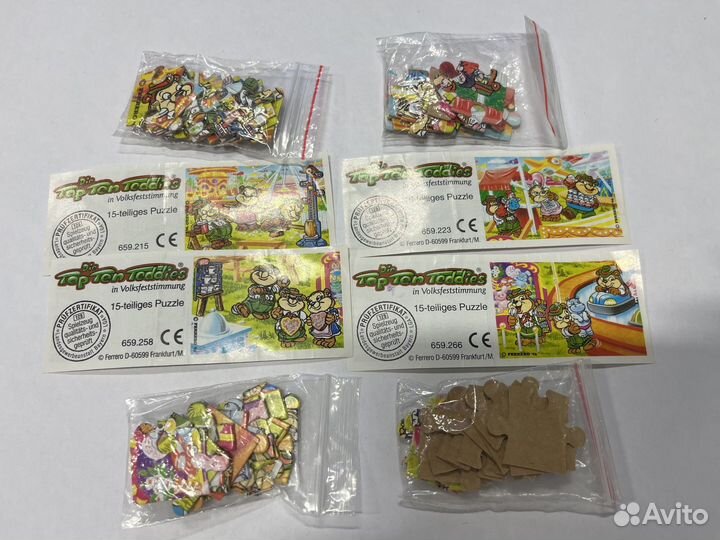 Пазлы киндер сюрприз