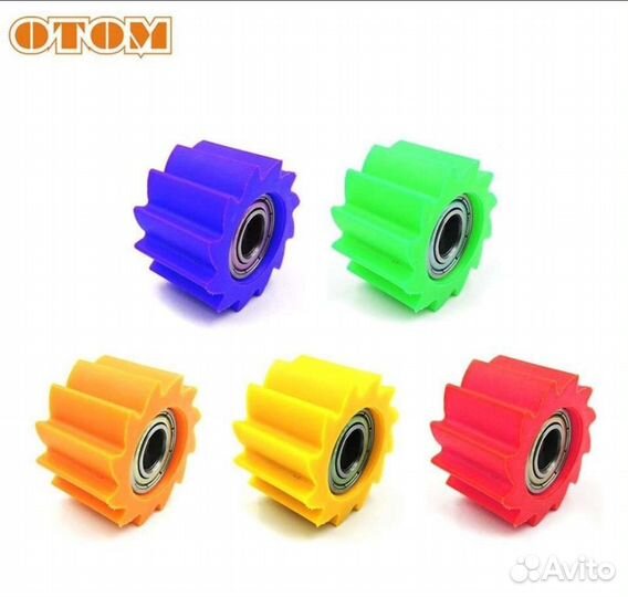 Ролик натяжки цепи приводной зубастый 8/10мм