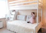 Двухъярусная кровать с разными спальными местами