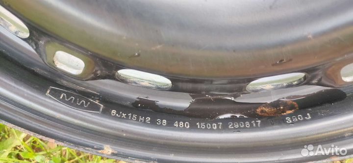 Диски штампованные r15