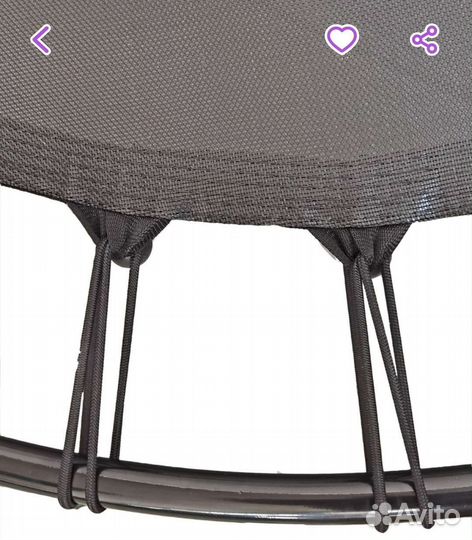 Детский батут с сеткой