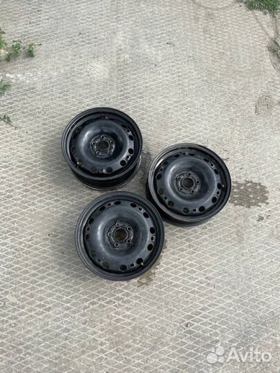 Диск R15x6J, 5х100, DIA 57.1, ET38 Фольксваген Пол