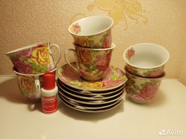 Набор чашек для чая и кофе