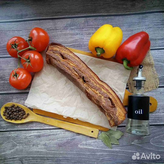 Домашняя копченая грудинка. Рыбка и мяско