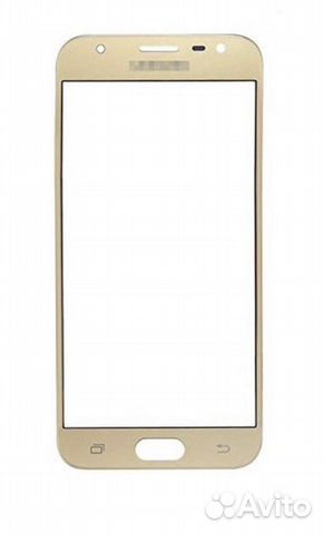 Стекло для Samsung J330 Galaxy J3 (2017) (золото)