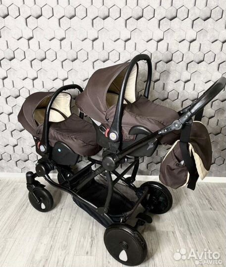 Коляска 3 в 1 Tutis Zippy (Для двоих)