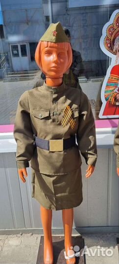 Военный костюм для девочки на 9 мая