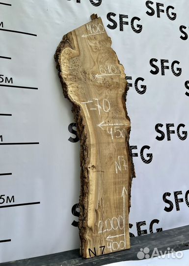 Слэб дерева карагача