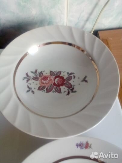 Тарелки СССР, посуда, винтаж