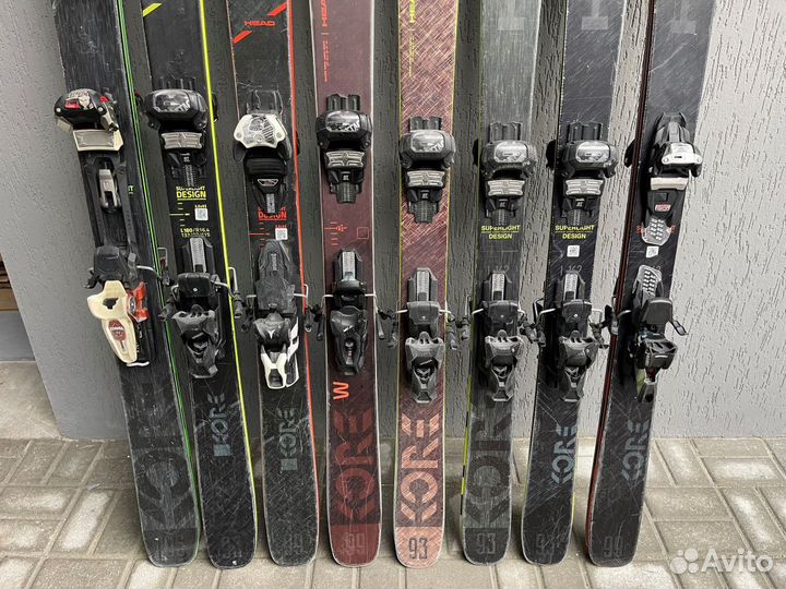 Лыжи горные фрирайд/ универсалы head kore 99, 93