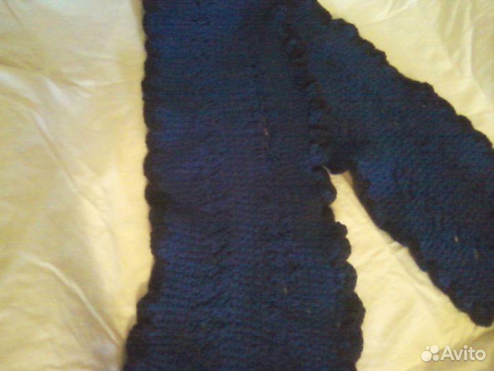 Шапка вязаная, шарфы, вязаный воротник