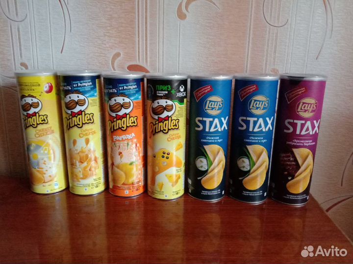 Банки из-под чипс для творчества