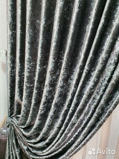 Шторы из мраморного бархата