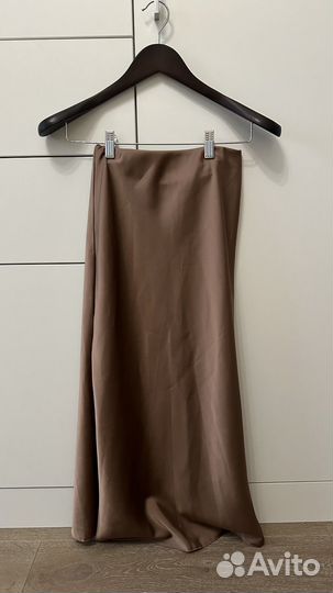 Юбка шелковая длинная