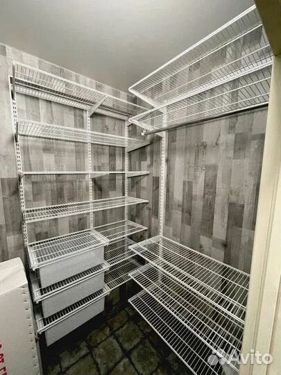 Металлические гардеробные системы