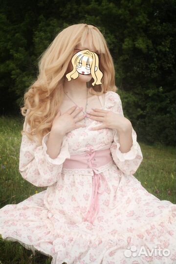 Парик блонд для косплея