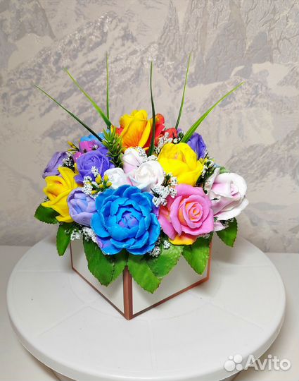 Букет из мыла