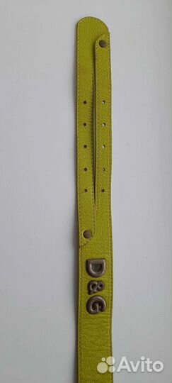 Новый Ремень женский кожаный D&G