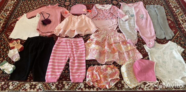 Вещи пакетом на девочку р68. Цена за всё
