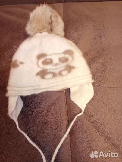 Шапка зимняя на новорожденного