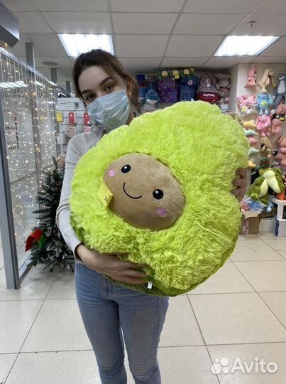 Мягкая игрушка акула / авокадо / крокодил / стич