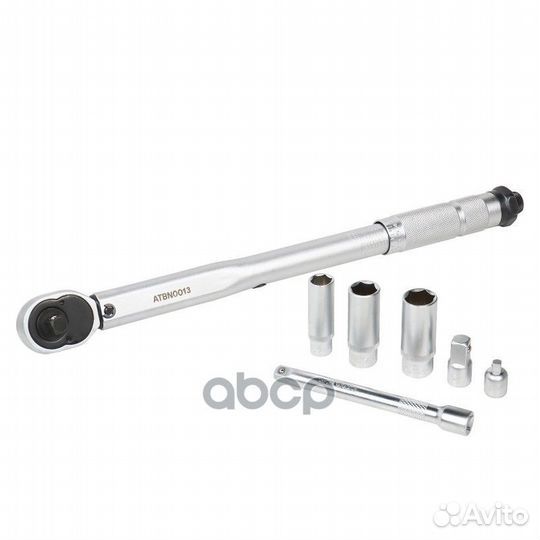 Ключ динамометрический 3/8 19-110Нм в кейсе,наб