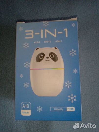 Увлажнитель воздуха + ночник Humidifier Панда