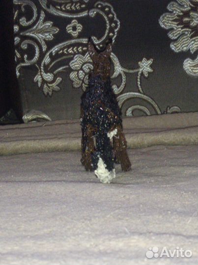 Фигурка волка из 3д ручки 9 см