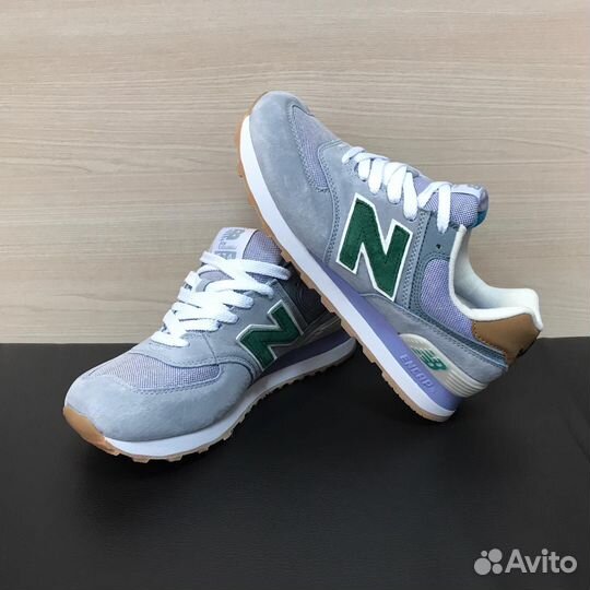 Кроссовки New Balance 574 голубые женские