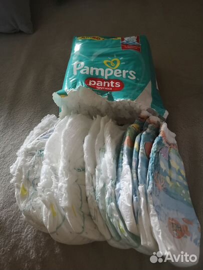 Памперсы детские 6 размер трусиками