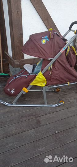 Санки коляска Ника