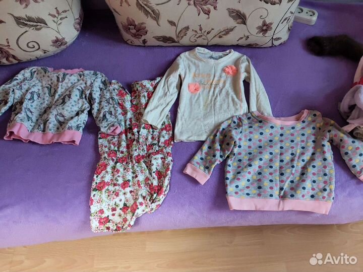 Одежда на девочку92-98 пакет 10 вещей