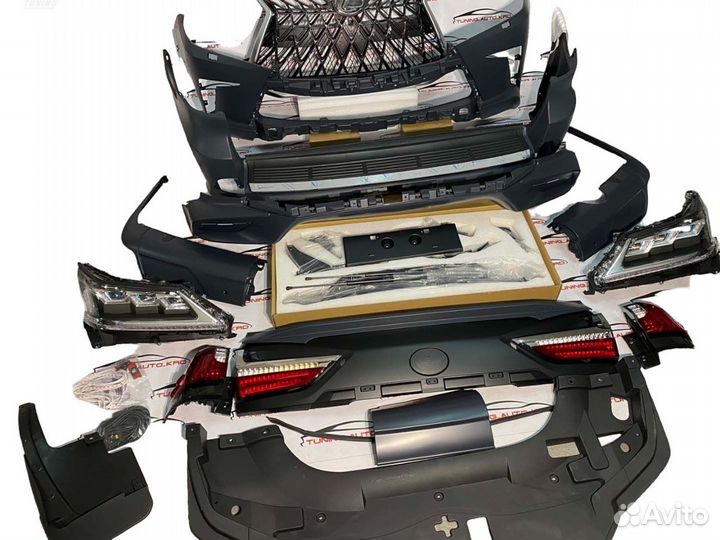 Рестайлинг Lexus 570 в 2016 год полный комплект V9