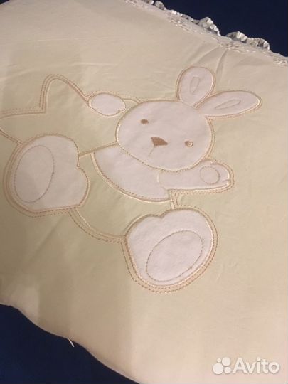 Бортики в кроватку, белье бонусом