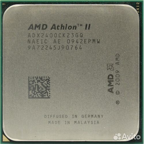AMD Athlon II X2 240-2800 мгц (AM3, AM2 L2 2048Kb)
