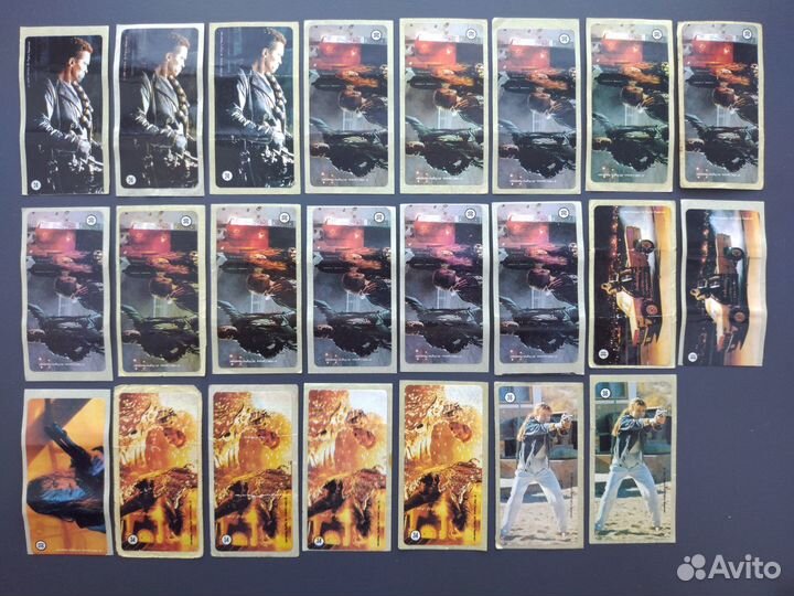 Наклейки от жвачек Terminator Терминатор 2