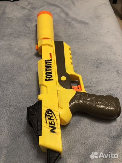Nerf fortnite sp-l с глушителем