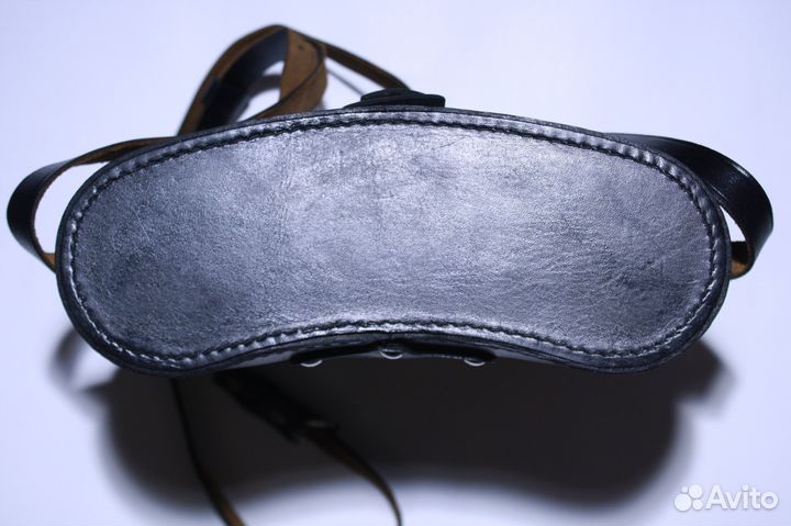 Футляр кофр чехол для бинокля кожаный 1977 г. СССР